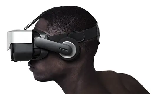 A black man with a headset